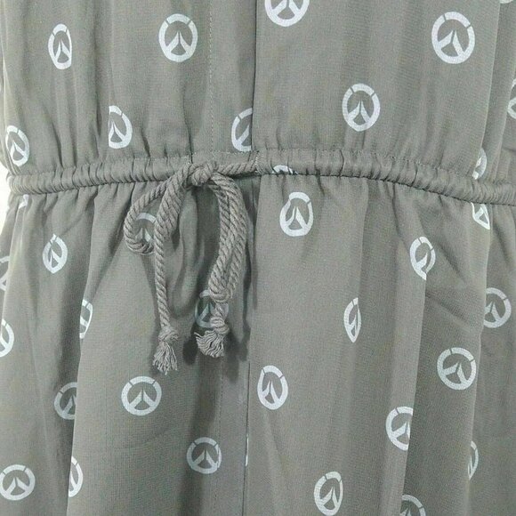 WeLoveFine Overwatch Logo Dress Size XL Allover Print Cosplay Costume Comicon - Picture 4 of 8